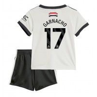 Manchester United Alejandro Garnacho #17 Fotballklær Tredjedraktsett Barn 2024-25 Kortermet (+ korte bukser)